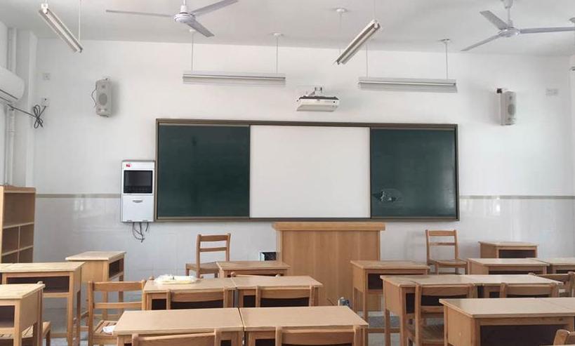 LED Interactive Smart Board in a classroom.