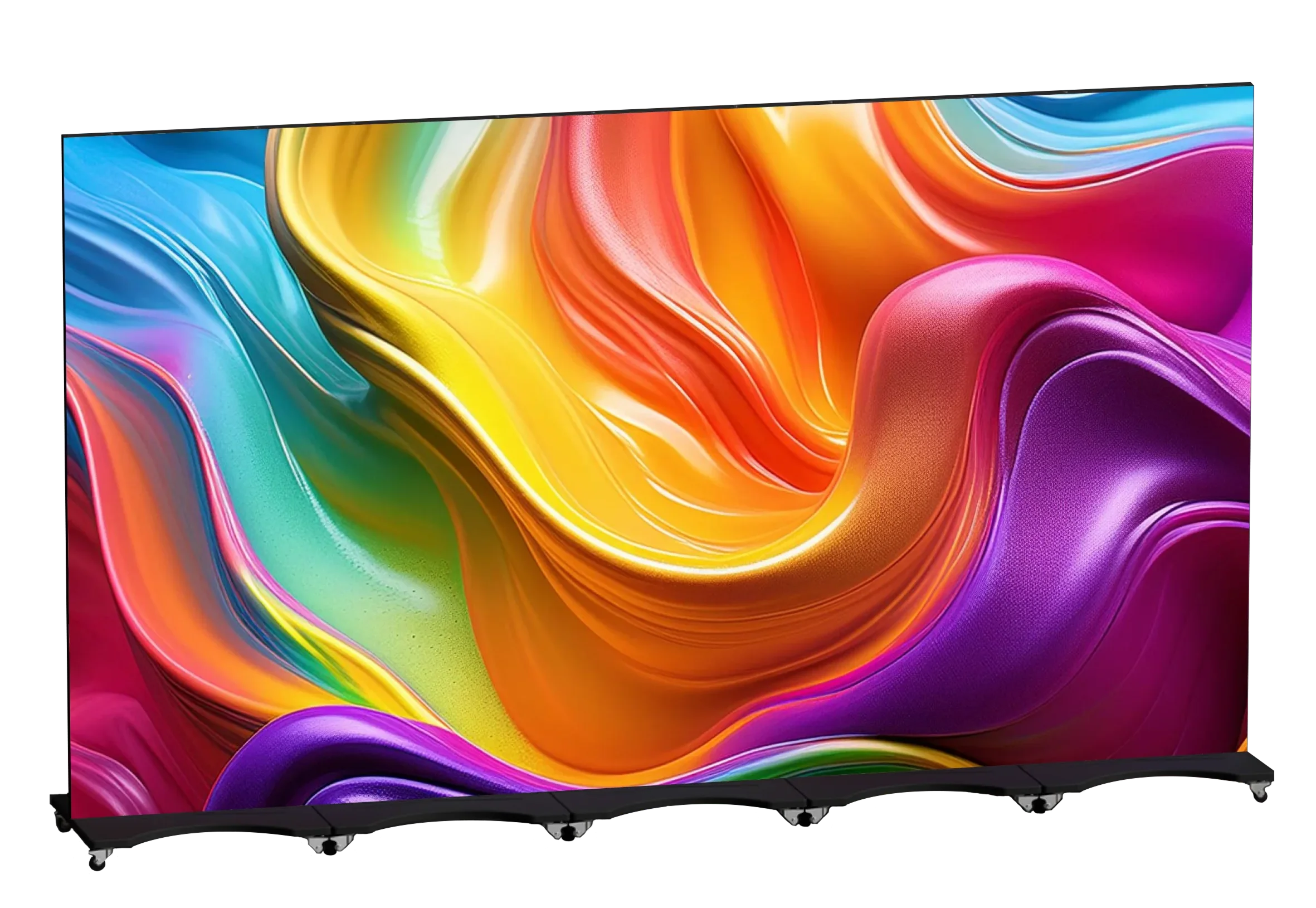 Multiple LED Poster Panels combined together to form a video wall