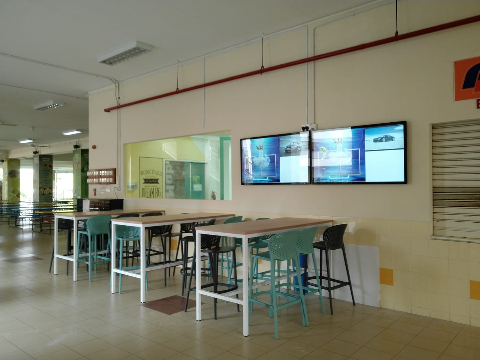Digital Signage Display at Bedok South Secondary school
