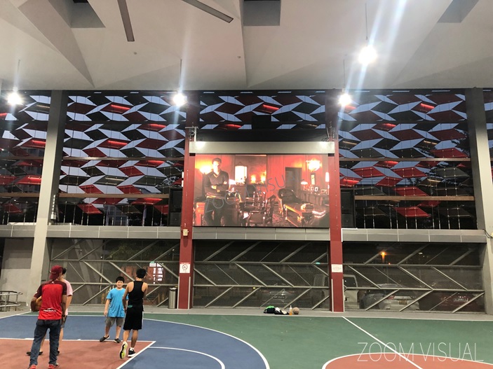 Indoor LED Display Screen at Tampines west CC