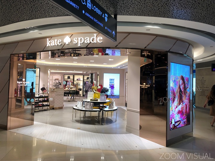 Indoor LED Screen at Kate Spade - ION Orchard
