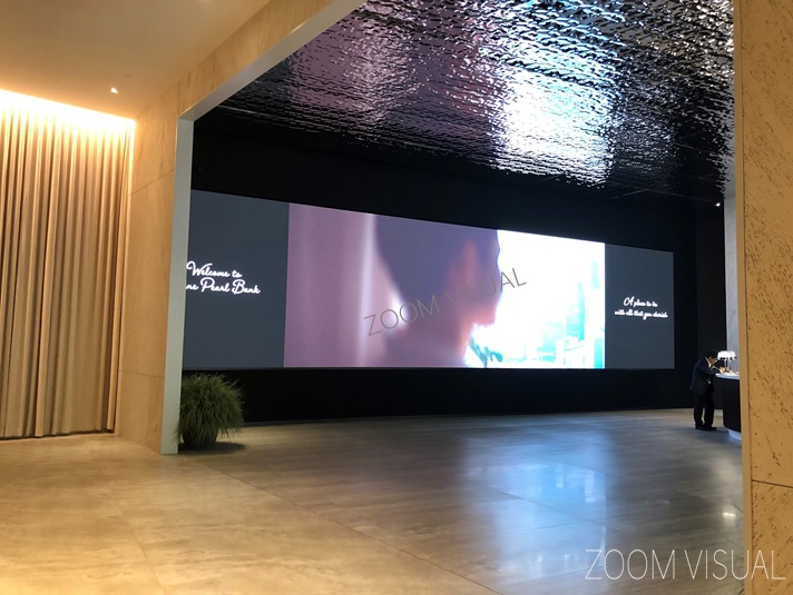 Indoor LED Screen, One Pearl Bank Condo Show Flat