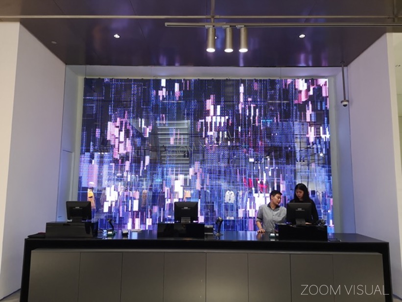 Indoor LED Screen being used at Urban Revivo, IconSiam Bangkok
