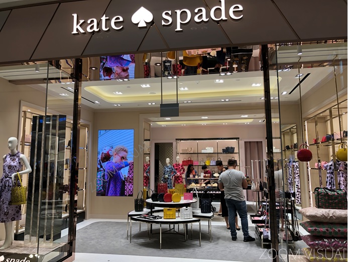 LED Display Screen at Kate Spade - Jewel Changi Airport