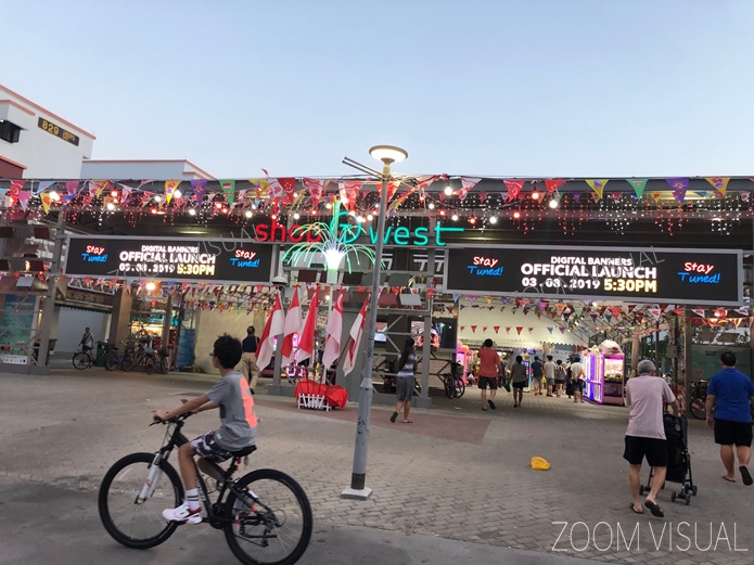 Outdoor LED Screen at Tampines West