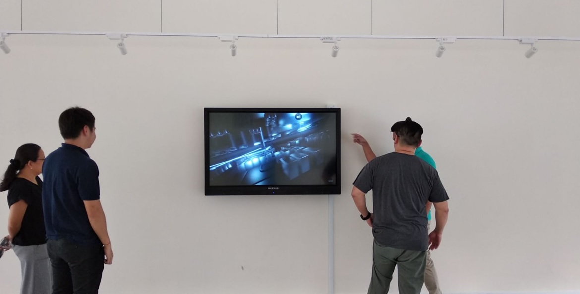 Touch Screen Interactive Smart Board at Orchid Park Secondary School