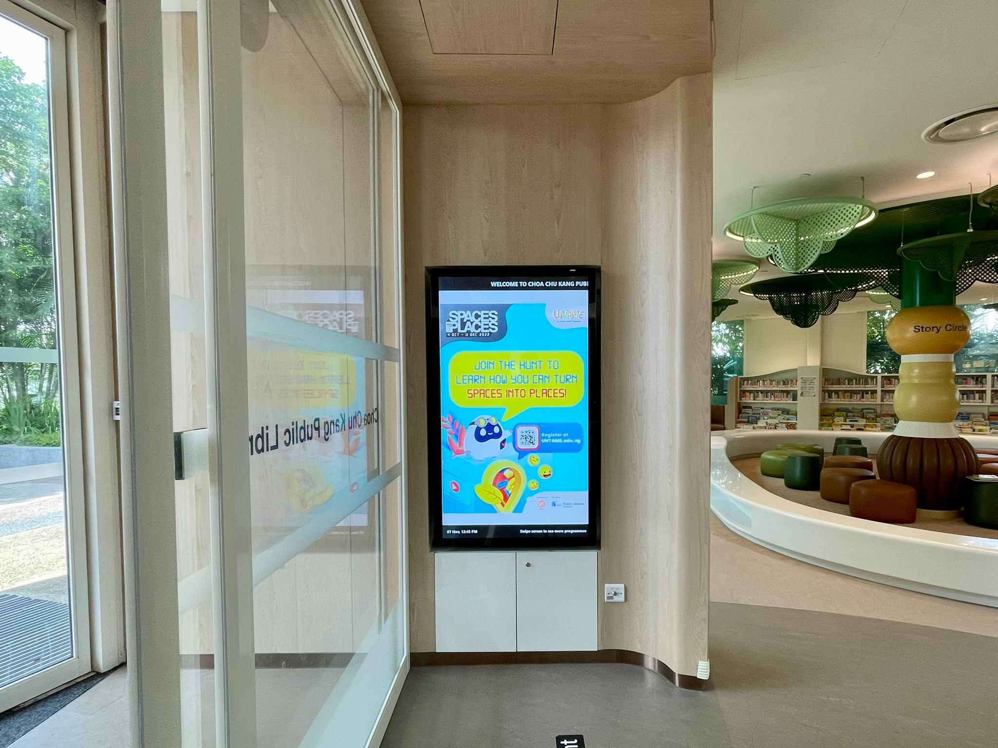 Digital Signage Display at National Library Board - Keat Hong