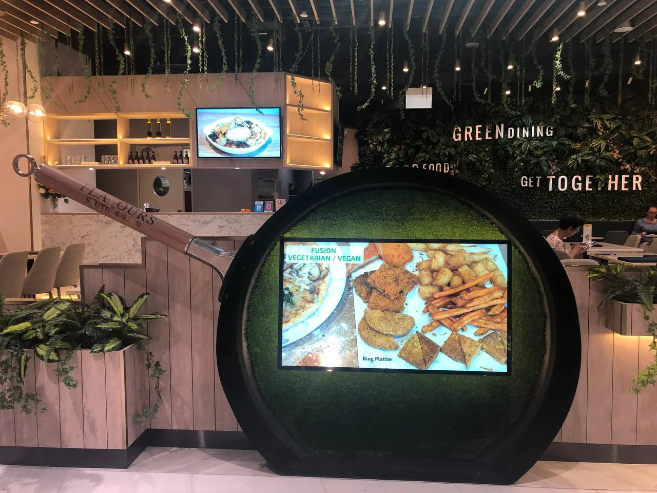 Digital Signage at Flavours Saute @ Funan Mall