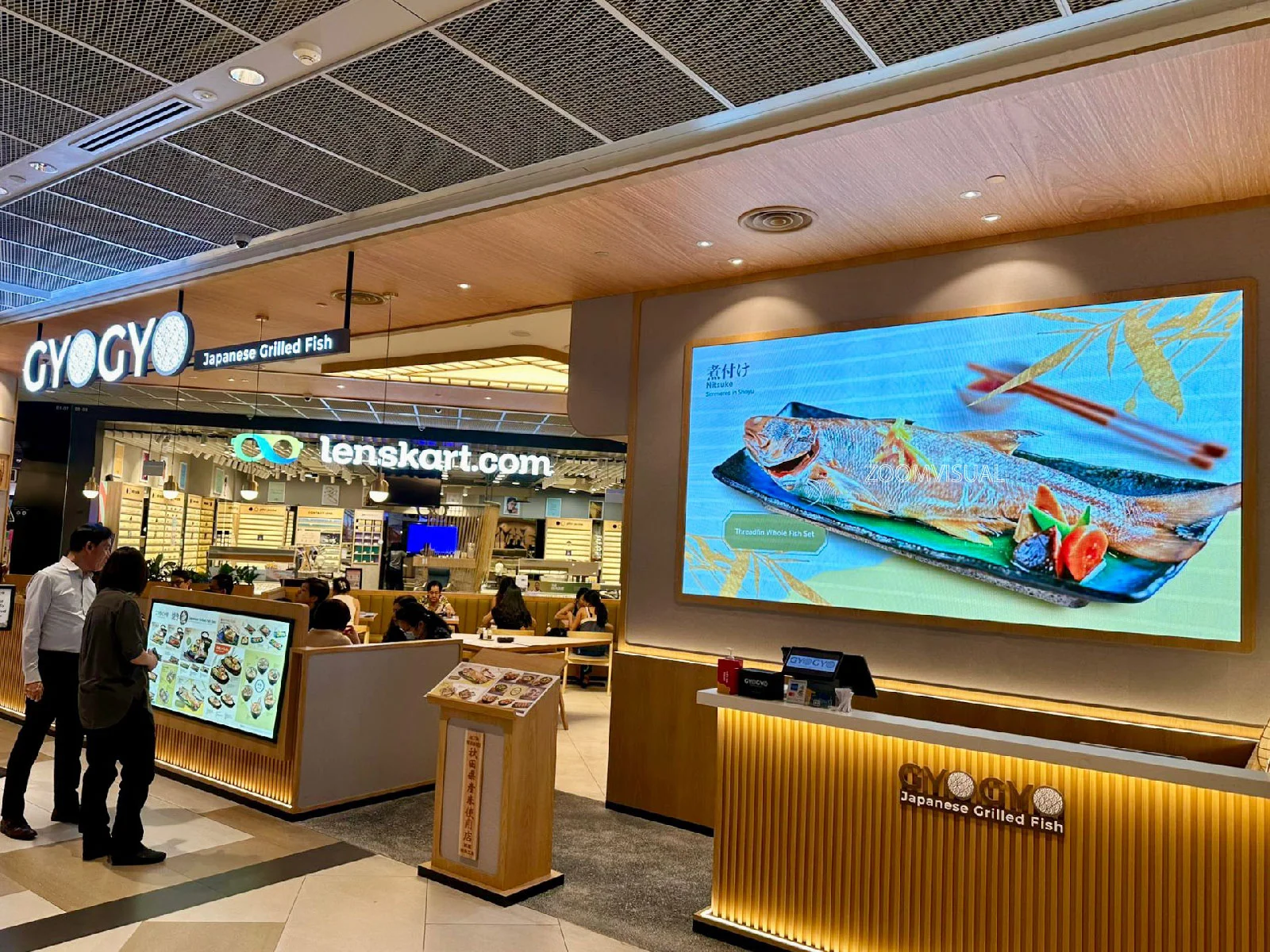 Indoor LED Display Screen at GyoGyo Funan