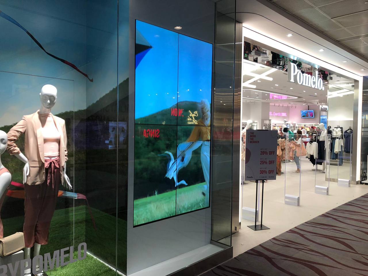 Indoor LED Video Wall at Pomelo Somerset 313