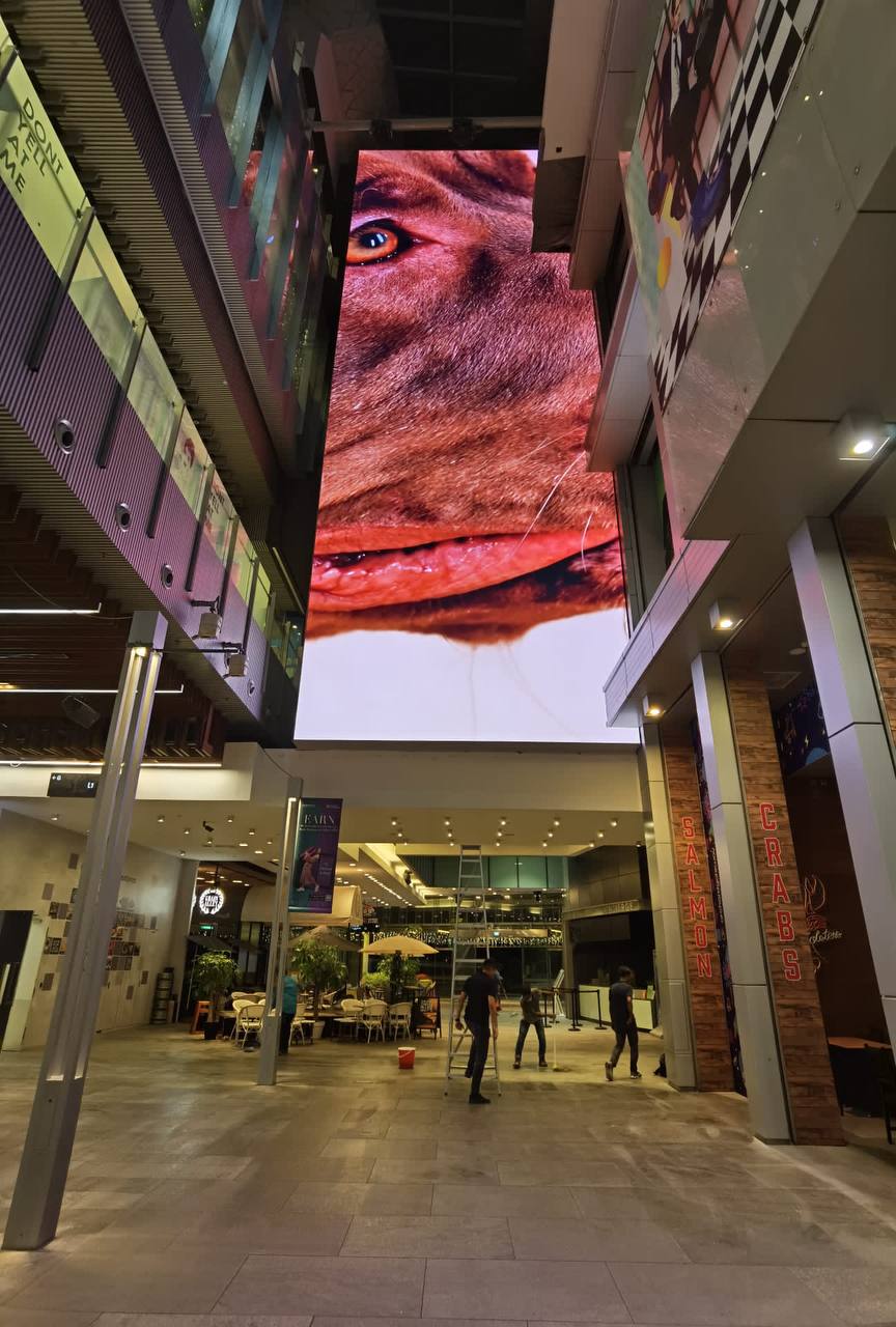 Indoor LED Wall at Orchard Central