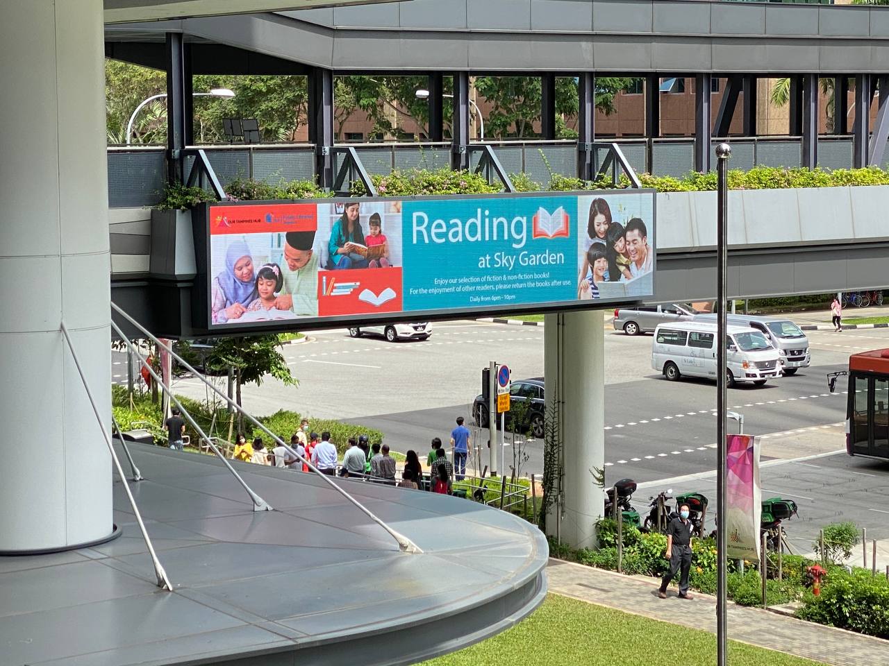 Outdoor LED Display Screen at Our Tampines Hub (POB)