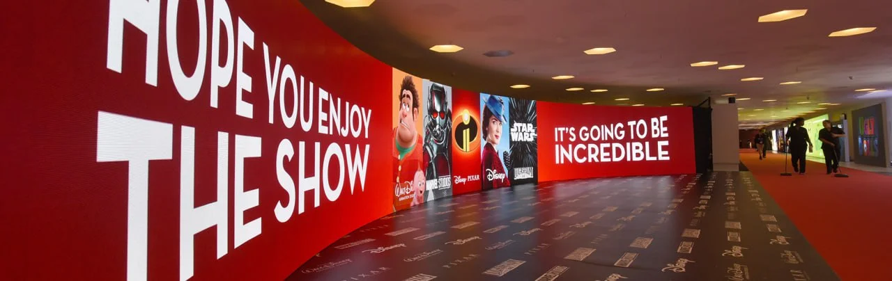 LED Screen used in a exhibition