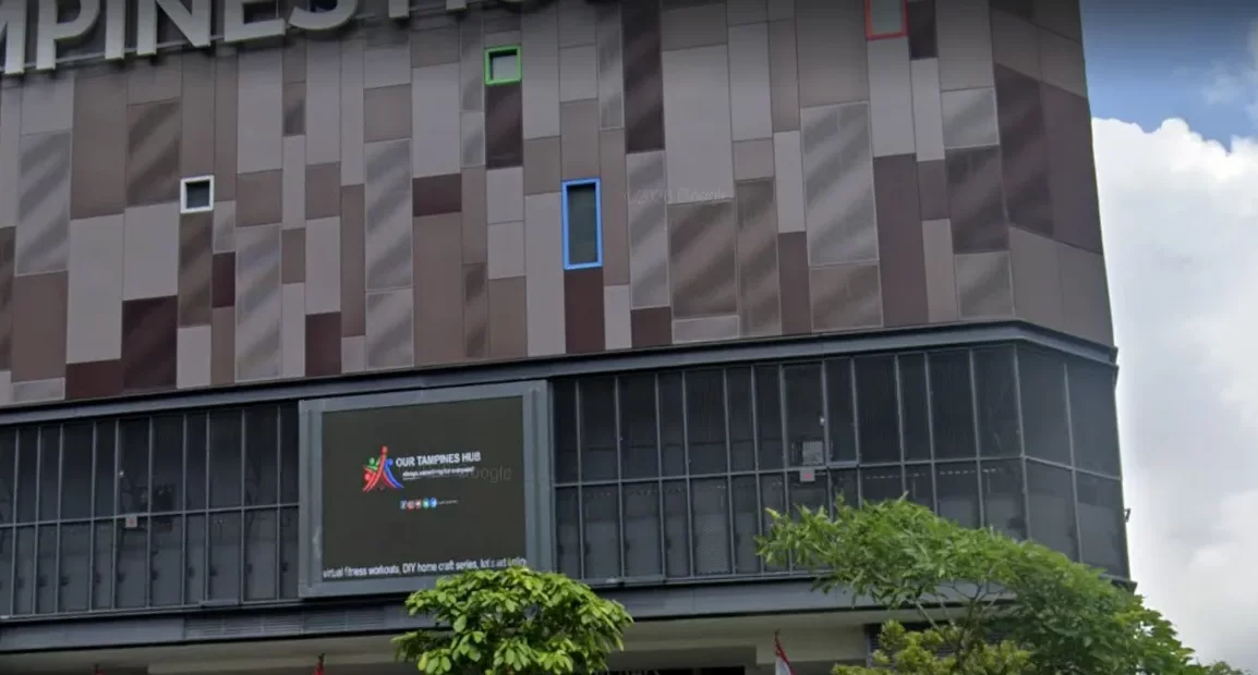 Large LED Screen at Our Tampines Hub