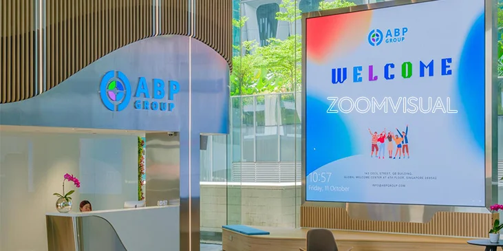 Indoor LED Screen at ABP Group