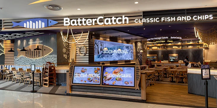 Indoor LED Screen and Digital Signage Display at BatterCatch VivoCity