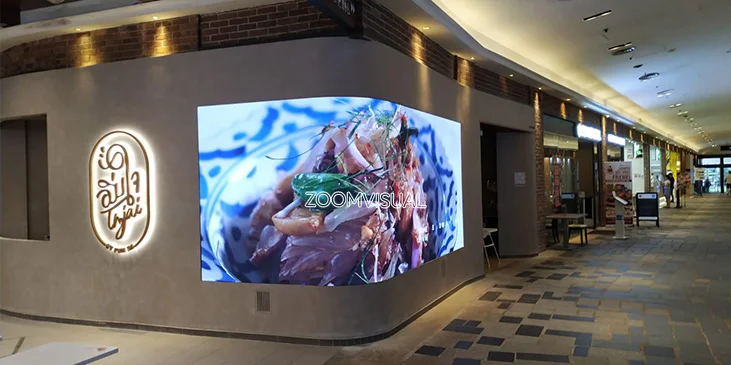 Indoor LED Screen at IM JAI BY PUN IM Icon Village