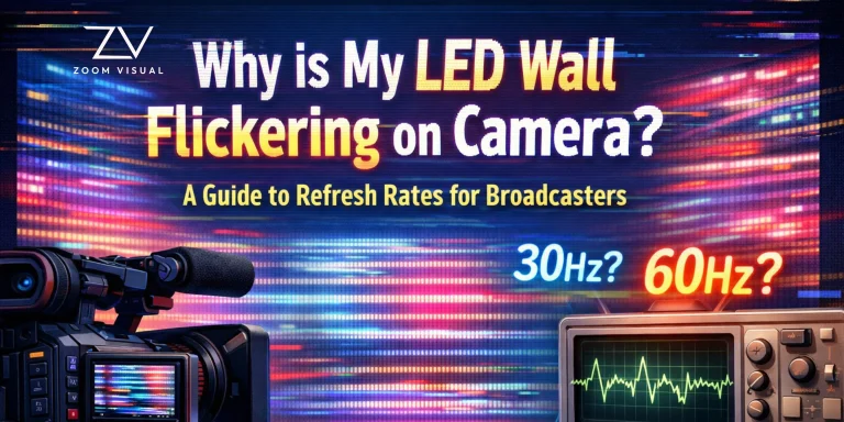 Why LED Walls Flicker on Camera: A Guide to Refresh Rates